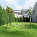 Huśtawka jednomiejscowa, na łożyskach,  dostawka do drabinki lub ściany 212x275m  (1)1.jpg