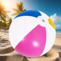 Dmuchana piłka plażowa duża kolorowa do wody na basen plażę paski 40cm1.jpg