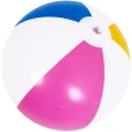Dmuchana piłka plażowa duża kolorowa do wody na basen plażę paski 40cm6.webp