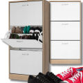 Biała szafka na buty 113x60x24cm regał 3 komory komoda do przedpokoju.png