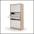 Biała szafka na buty 113x60x24cm regał 3 komory komoda do przedpokoju8.png