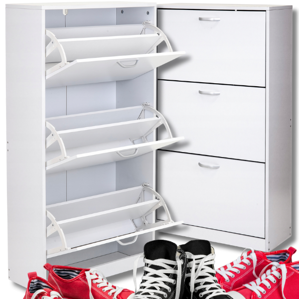 Biała  szafka na buty 113x60x24cm regał 3 komory komoda do przedpokoju0.png