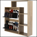 Czarn- dębowa szafka na buty 90x86x24cm regał 2 komory komoda na buty0.png