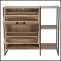 Dębowa loftowa szafka na buty 85x95x24cm regał 2 komory komoda+boczny regał 3.png