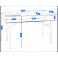 Biurko eleganckie do gabinetu biura szuflada nowoczesne komputerowe 120x60cm4.png