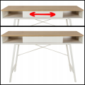 Biurko do gabinetu 120x48cm biura półka przesuwna skandynawskie duże komputerowe4.png