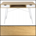Biurko skandynawskie 120x48cm do gabinetu biura szuflady duże komputerowe4.png