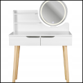 Biała toaletka 40x80cm skandynawska dla dziewczynki lustro kosmetyczka  (1)7.png