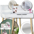 Biała toaletka 40x80cm skandynawska dla dziewczynki lustro kosmetyczka  (1)9.png