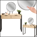 Toaletka kosmetyczna 102x40cm loft z lustrem led do makijażu z oświetleniem00.png