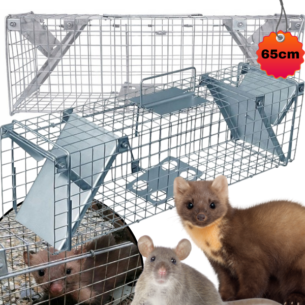 Żywołapka 65x20x21cm na kuny szczury humanitarna pułapka na gryzonie klatka8.png