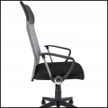 Czarny fotel biurowy Ekoskóra obrotowy do biura pracy Zoom do 100kg biurkowy 4.png