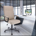 Beżowy fotel obrotowy biurowy krzesło nowoczesne comfort ergonomiczny 120kg4.png