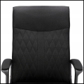 Czarny fotel obrotowy biurowy krzesło nowoczesne comfort ergonomiczny 120kg 1.png
