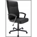 Czarny fotel obrotowy biurowy krzesło nowoczesne comfort ergonomiczny 120kg 3.png