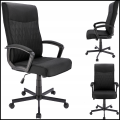 Czarny fotel obrotowy biurowy krzesło nowoczesne comfort ergonomiczny 120kg 6.png