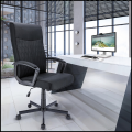 Czarny fotel obrotowy biurowy krzesło nowoczesne comfort ergonomiczny 120kg 23.png