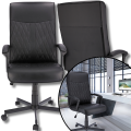 czarny fotel ekoskóra obrotowy biurowy krzesło comfort ergonomiczny 120kg.png