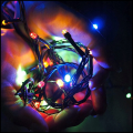 Długie lampki choinkowe 200LED wielokolorowe światełka zewnętrzne, świąteczne
