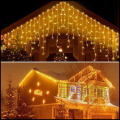 Światełka zewnętrzne 100LED kurtyna świetlna lampki na zewnątrz biały ciepły8.png