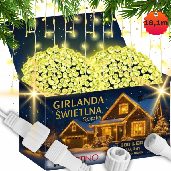 Światełka zewnętrzne 500LED kurtyna świetlna lampki na zewnątrz biały ciepły (1).png
