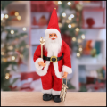 Świety Mikołaj 40 cm skrzat stojący świąteczny figurka dekoracja  ozdoba.png