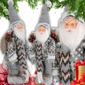 Wysoki skandynawski Św. Mikołaj 49 cm skrzat stojący świąteczny figurka dekoracja  ozdoba6.png
