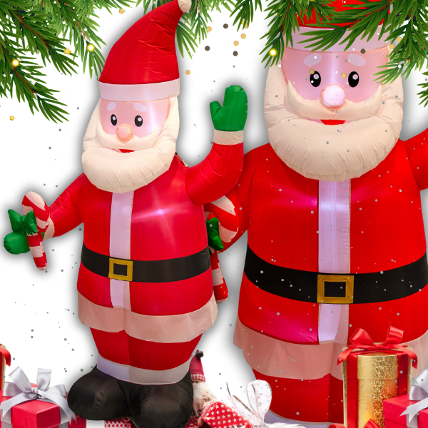 Nadmuchiwany Mikołaj 215 cm świecący LED dmuchaniec wodoodporny   (8).png