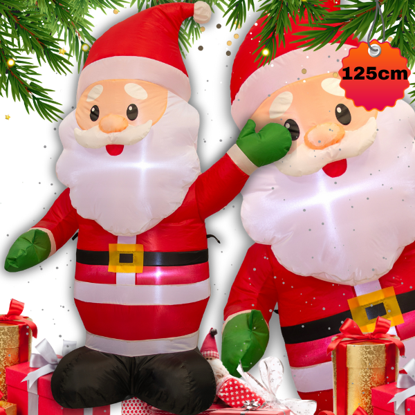 Nadmuchiwany Mikołajek 125 cm świecący LED dmuchaniec wodoodporny 4.png