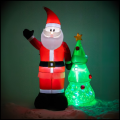 Mikołaj z choinką 210 cm świecący LED dmuchaniec dekoracja świateczna  nadmuchiwany4.png