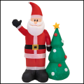 Mikołaj z choinką 210 cm świecący LED dmuchaniec dekoracja świateczna  nadmuchiwany6.png
