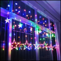 Girlanda 120LED kurtyna kurtyna świetlna gwiazdki ozdobna na okno gwiazdki  (7).png