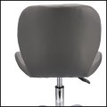 Szare krzesło  na kółkach obrotowe chromowana podstawa ekoskóra profilowane ENDO   (10).jpg