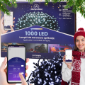 Białe zimne lampki choinkowe 1000LED światła na aplikacje sterowane telefonem , długie (11).png