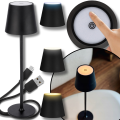 Czarna lampka LED stołowa 38,5cm bezprzewodowa 3 tryby dotykowa nocna (4).png