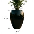 Wysoka donica Fi 30x71cm. owalna lakierowana z włókna szklanego, waza VASE2.jpg
