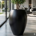 Wysoka donica Fi 30x71cm. owalna lakierowana z włókna szklanego, waza VASE221.jpg