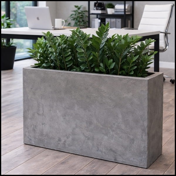 Donica 100x30x70 cm. imitacja betonu, corten z włókna szklanego, prostokątna STANDARD4.jpg