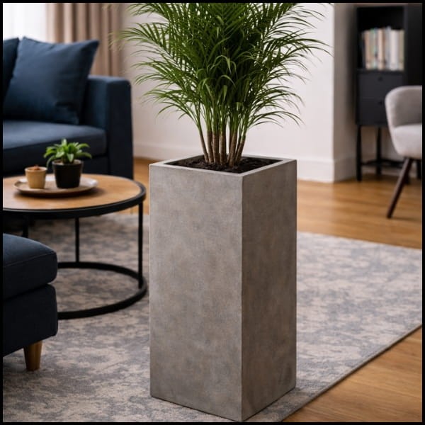 Donica 41x41x85 cm. imitacja betonu, corten  z włókna szklanego, kolumna COLUMN4.jpg