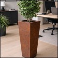 Donica 31x31x67cm. beton lub corten z włókna szklanego, piramida slim PYRAMID1  (6).jpg