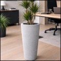 Donica Fi 33x59cm. beton corten z włókna szklanego, wysoki stożek CONE1  (4).jpg