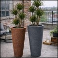 Donica Fi 33x59cm. beton corten z włókna szklanego, wysoki stożek CONE1  (6).jpg