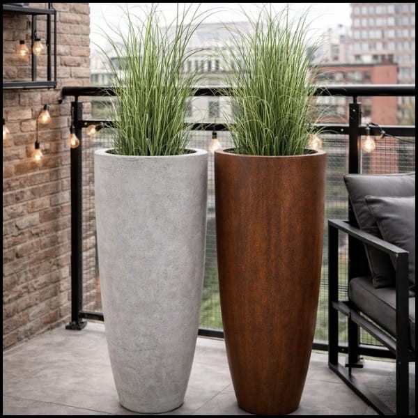 Donica Fi 32x62cm. wysoka beton corten z włókna szklanego, cygaro CIGAR1 (12).jpg
