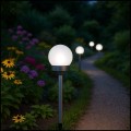 12x Lampa solarna kula 34cm ogrodowa LED czujnik do ogrodu świecąca wbijana (4).jpg