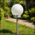 12x Lampa solarna kula 34cm ogrodowa LED czujnik do ogrodu świecąca wbijana (5).jpg