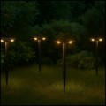 Lampa solarna 45cm,  2 LED do ogrodu wbijana dekoracja ogorodowa czujnik zmierzchu (1).jpg
