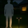 Lampa solarna 45cm,  2 LED do ogrodu wbijana dekoracja ogorodowa czujnik zmierzchu (10).jpg