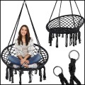 Krzesło plecione BOHO podwieszane duża huśtawka bocianie gniazdo 70cm fotel wiszący (2).jpg