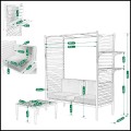 Pergola ogrodowa ławka+stolik z oparciem drewniana tarasowaparkowa do 240kg (3).jpg