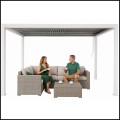 Aluminiowa pergola ogrodowa 3x4m regulowany dach lamelowy tarasowa biała  (6).jpg